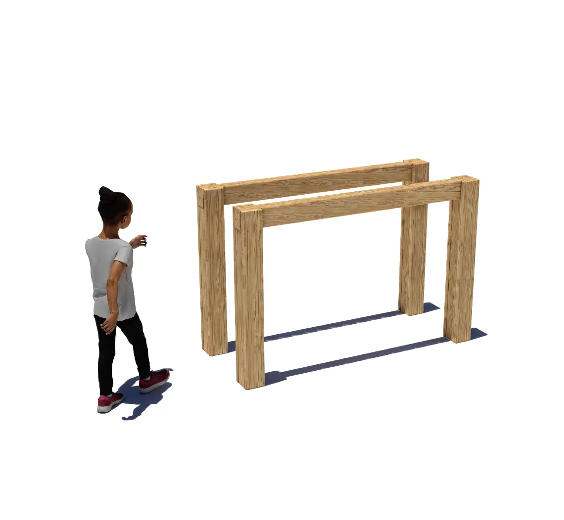Home Front Gym Bars play trail
